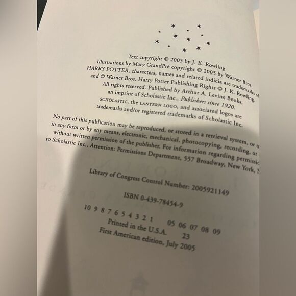 Harry Potter and the Half-Blood Prince Hardback Book - Picture 3 of 4